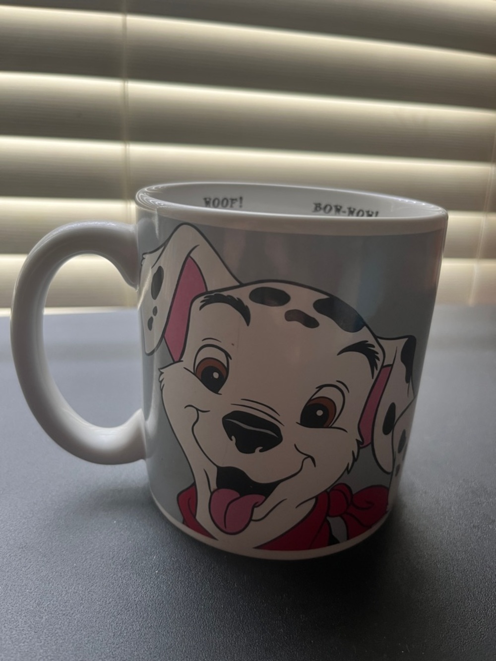 Disney Dalmatian Face Mug in Gray, White & Pink